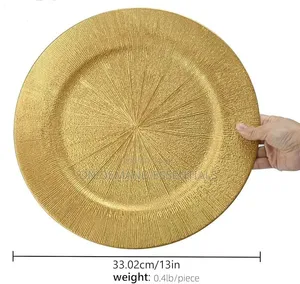 13 Inch Gold Charger Plates