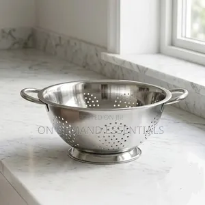 22cm Stainless Steel Colander Heavy Duty Strainer