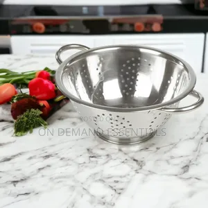22cm Stainless Steel Colander Heavy Duty Strainer