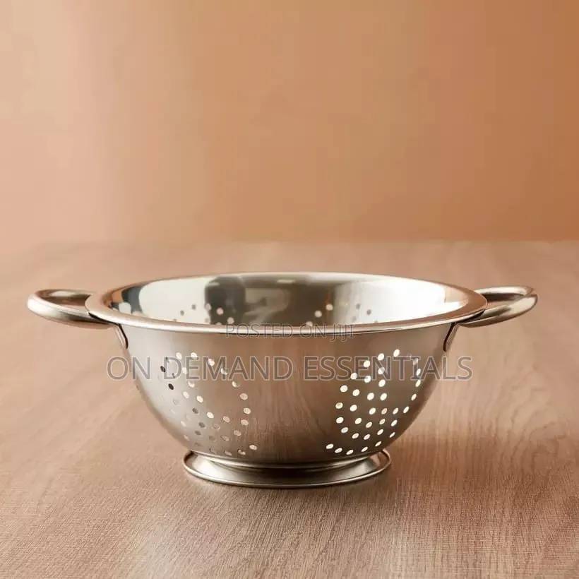22cm Stainless Steel Colander Heavy Duty Strainer