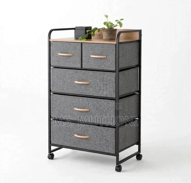 Rolling 5-Drawer Storage / Organizer - thumbnail 2