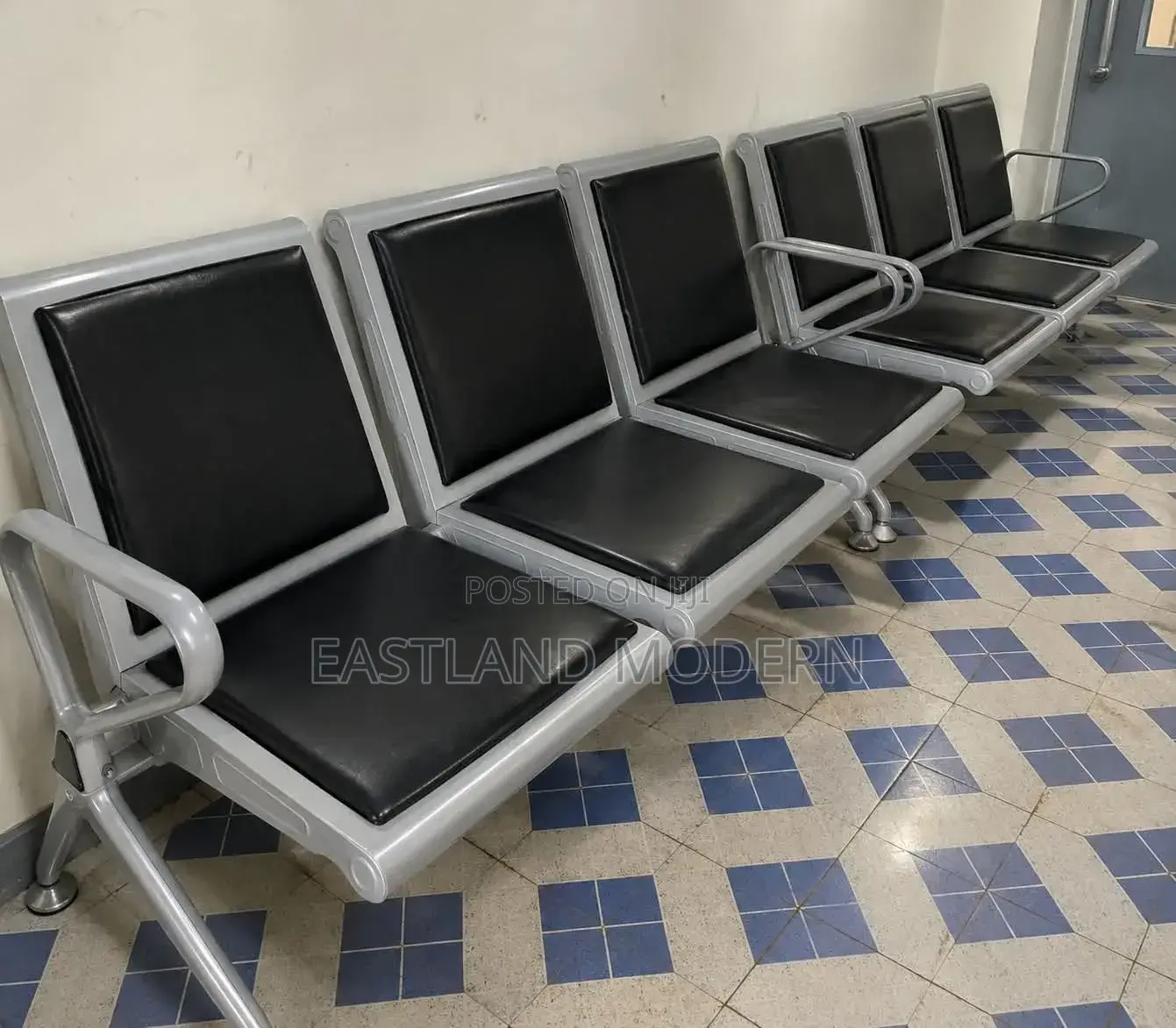 Black Padded Visitor Chairs