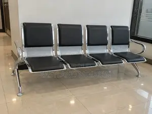 Four-Seater Padded Waiting Bench
