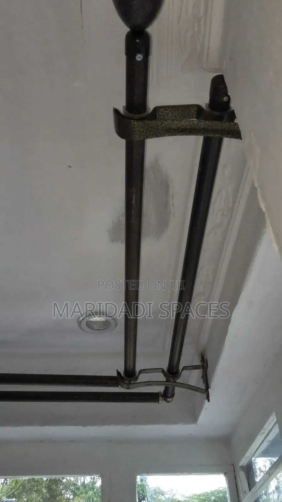 Juakali Curtain Rods-Cut Into Your Windows and Doors Size Available