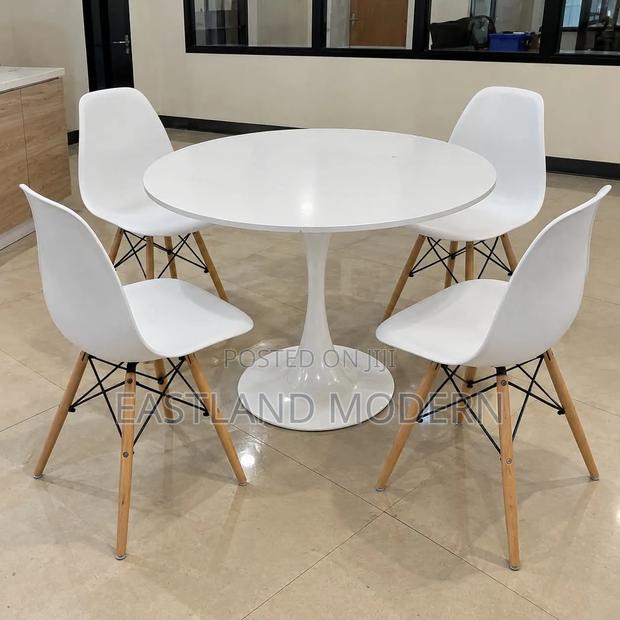 Round Dining Table With Four Chairs - thumbnail 2