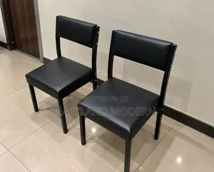 Black Padded Visitor Chairs