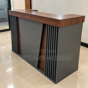 Modern Wooden Reception Desk