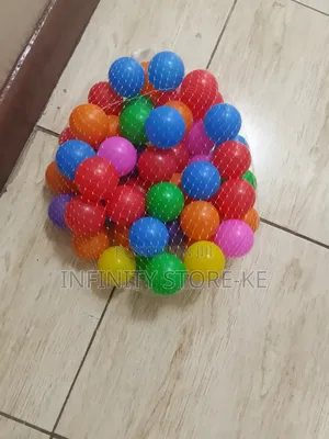 Multicolored Soft Plastic Balls Size 5.5 Cn