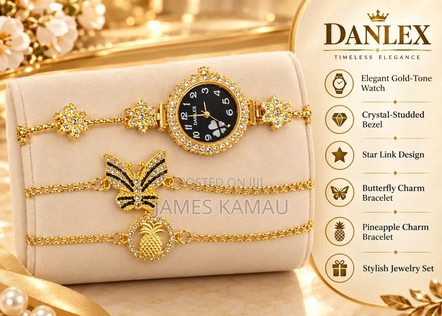 Classy Watch and Two Bracelets