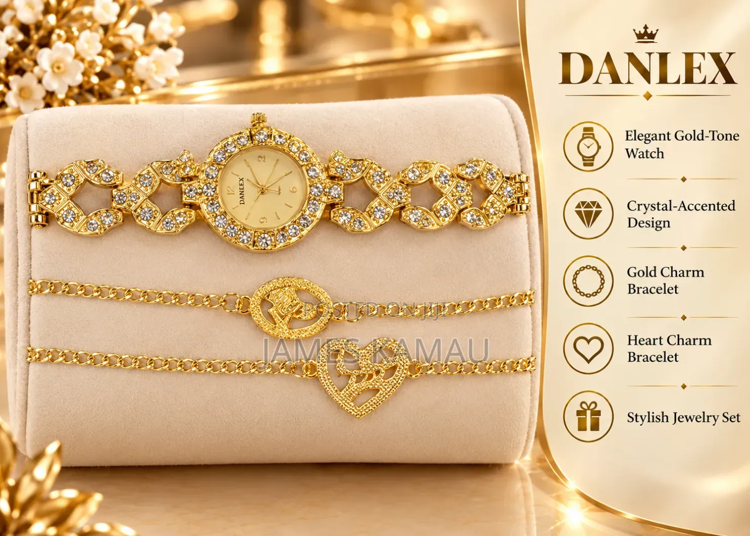 Classy Watch and Two Bracelets