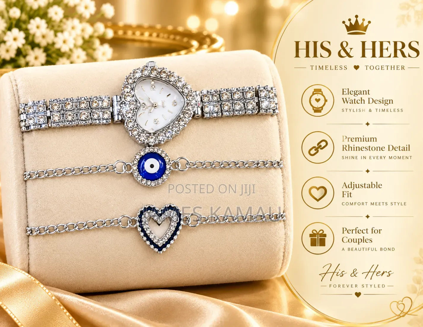 Classy Watch and Two Bracelets