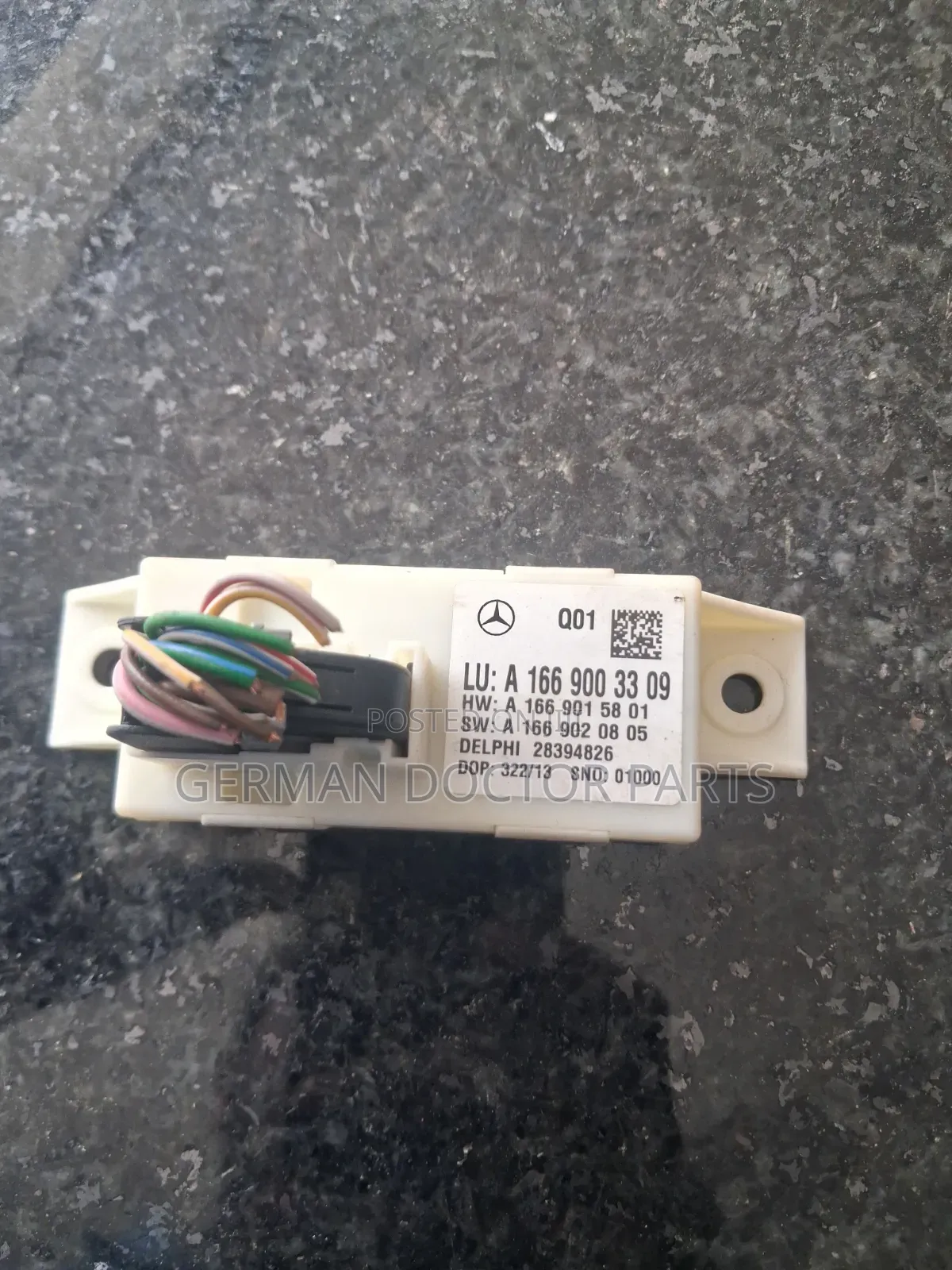 W166 Headlamp Range Control Unit
