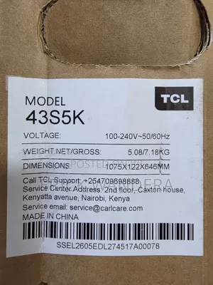 TCL 43s5k 43inch TV