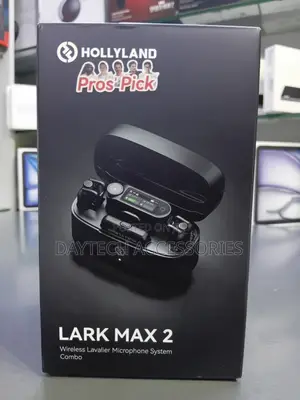Professional Hollyland L ARK MAX 2 Wireless Lavalier Microphone Combo.