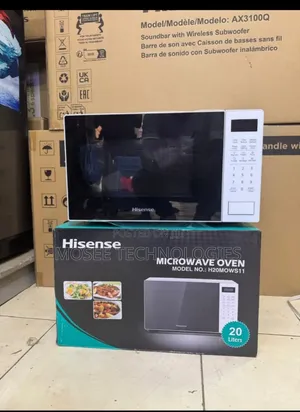 Hisense White S11 Kitchen Microwave