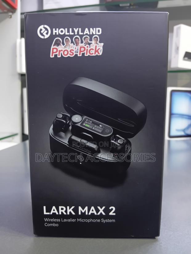 HOLLYLAND - LARK MAX 2 Combo Wireless Microphone System (Space Gray) - main view