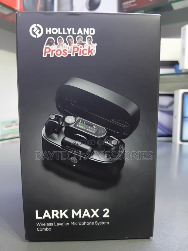 HOLLYLAND - LARK MAX 2 Combo Wireless Microphone System (Space Gray) - thumbnail 2