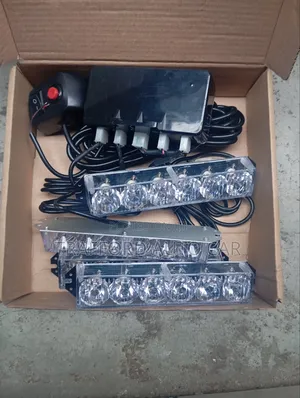 Red and Blue VIP Grill Lights