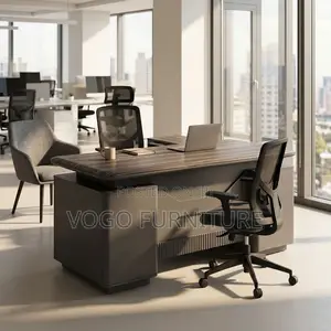 Office Desks| 1.8 Meters L-Shaped Executive Office Table