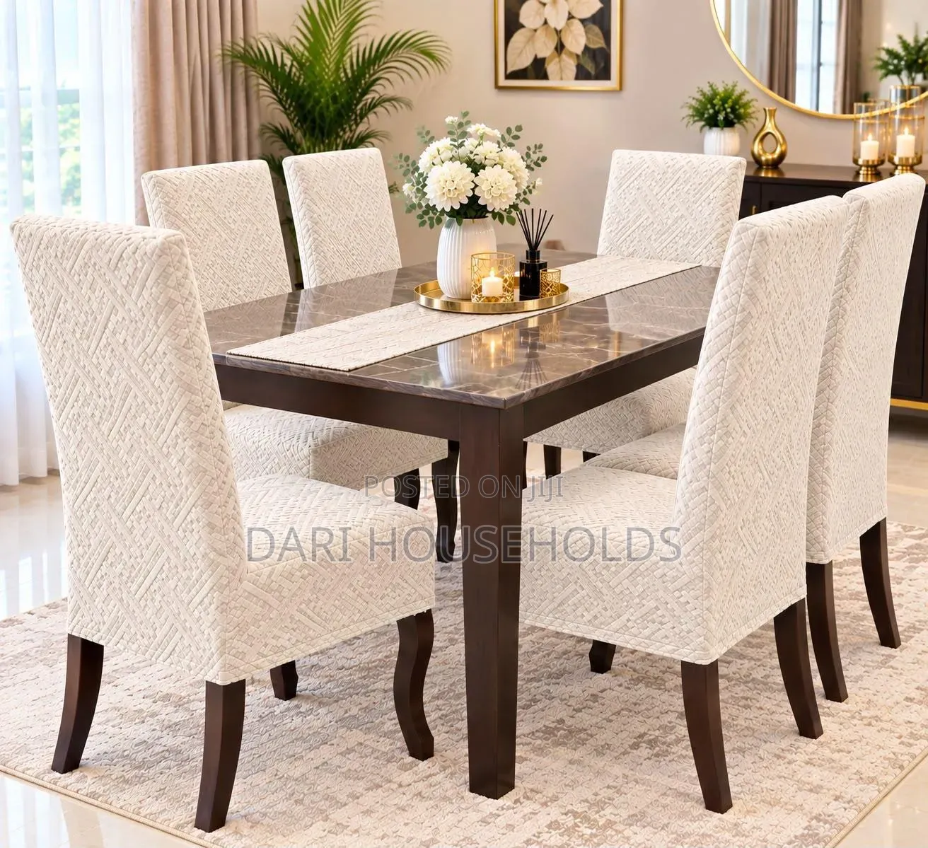 Dinning Chair Covers/Damask