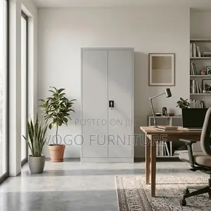 Office Cabinets| 2-Door Full Metallic Storage Cabinet