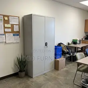 Office Cabinets| 2-Door Full Metallic Storage Cabinet