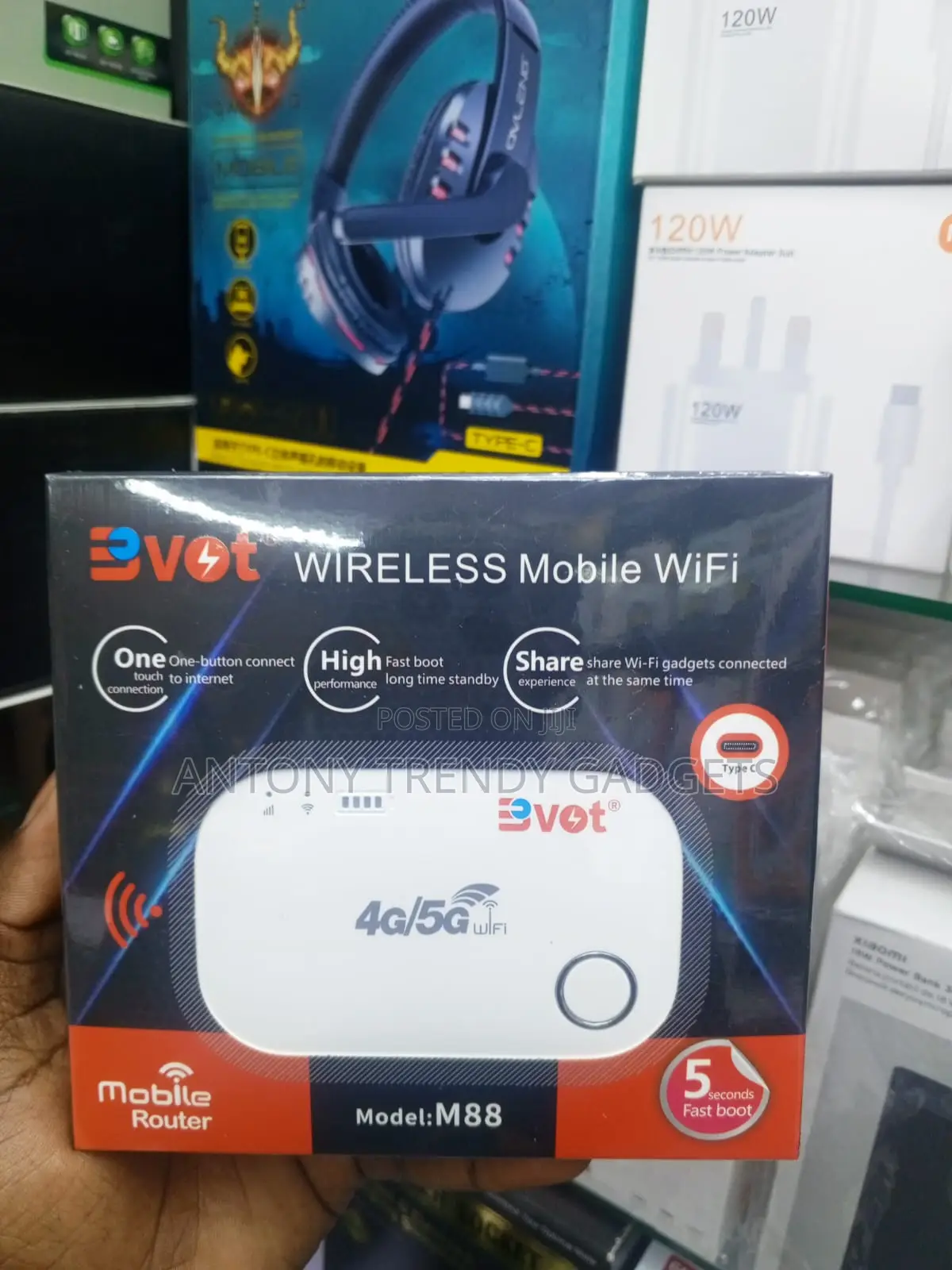 BVOT M88 Portable MiFi WiFi Router 150Mbps Unlocked