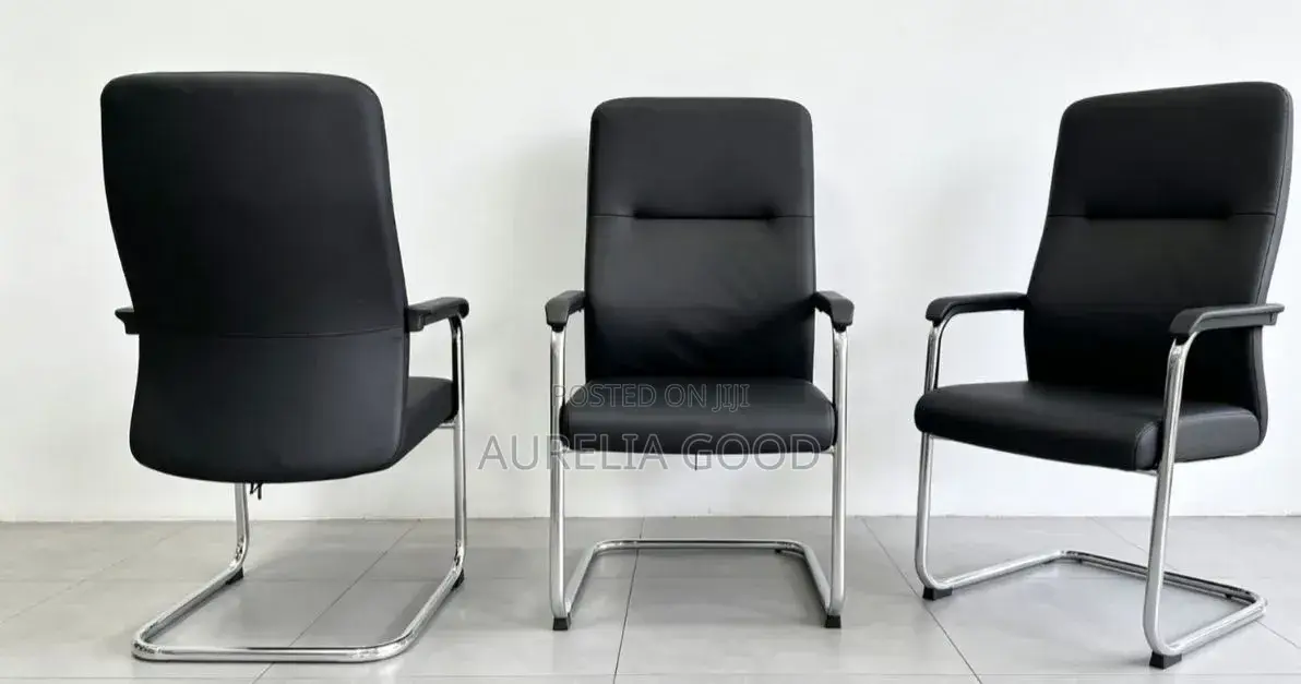 Leathered Waiting Chair
