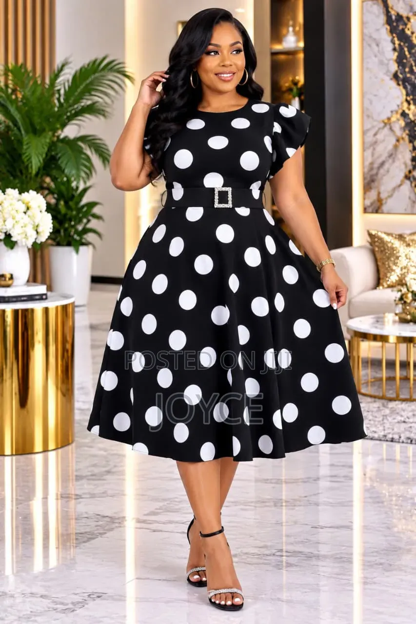 Skater Polka Dots Dress