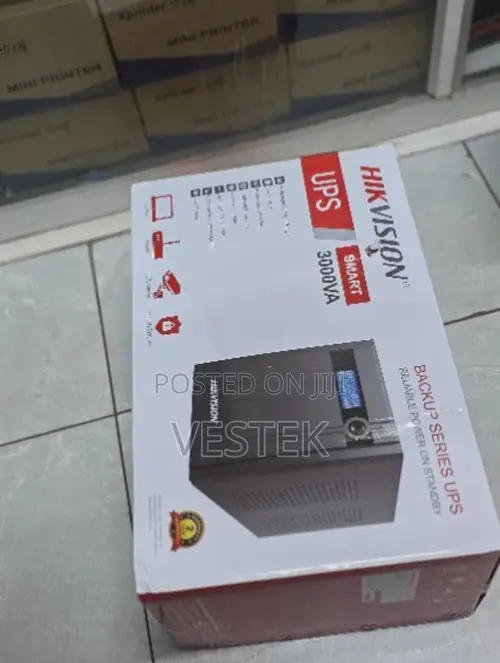 Hikvsion Smart Line Interactive Back UPS 3000VA 3KVA With LCD Display