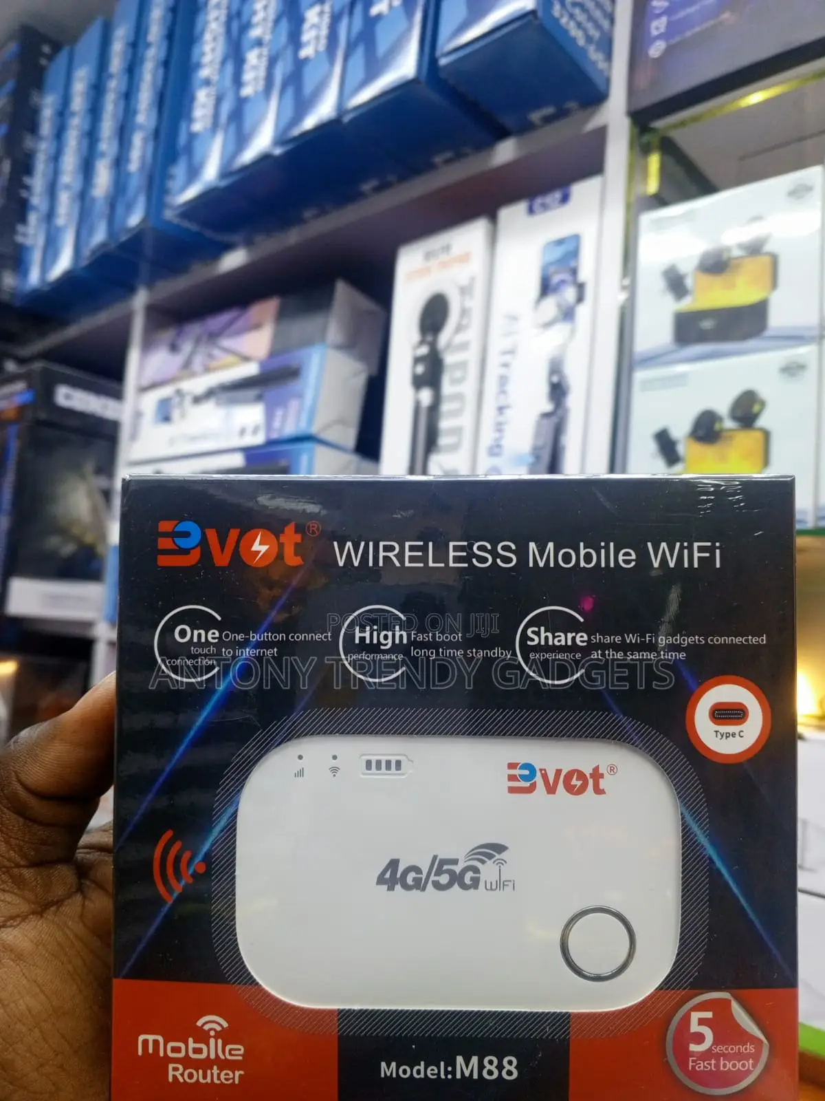BVOT M88 Portable SIM Card WiFi Hotspot for Multiple Devices