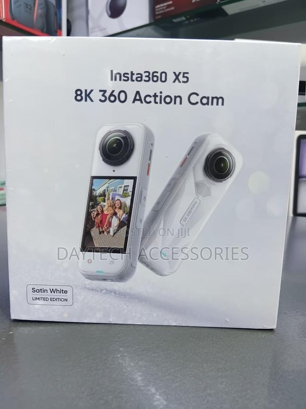 Insta360 X5 360° 8K Camera (Limited Edition, Satin White) - main view