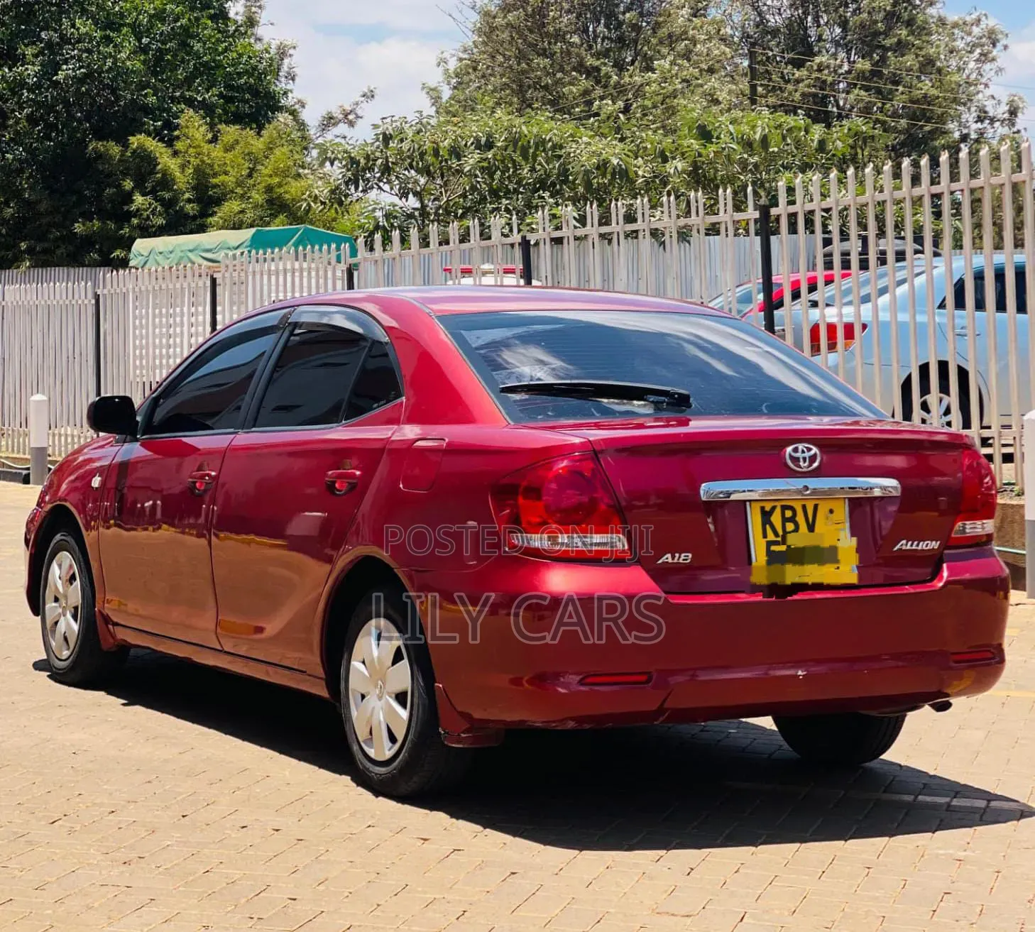 Toyota Allion 2007 Maroon