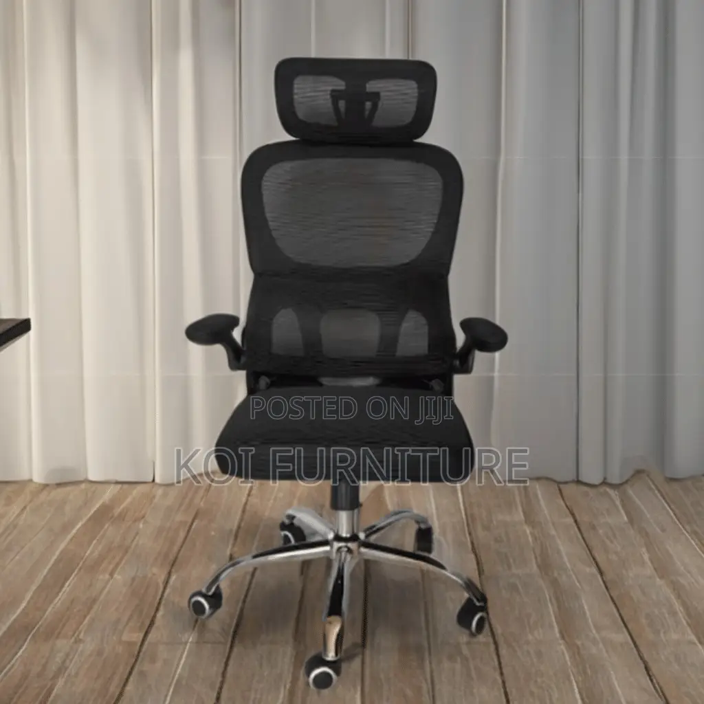 Office Chair; Mesh Orthopedic Executive Headrest Seat