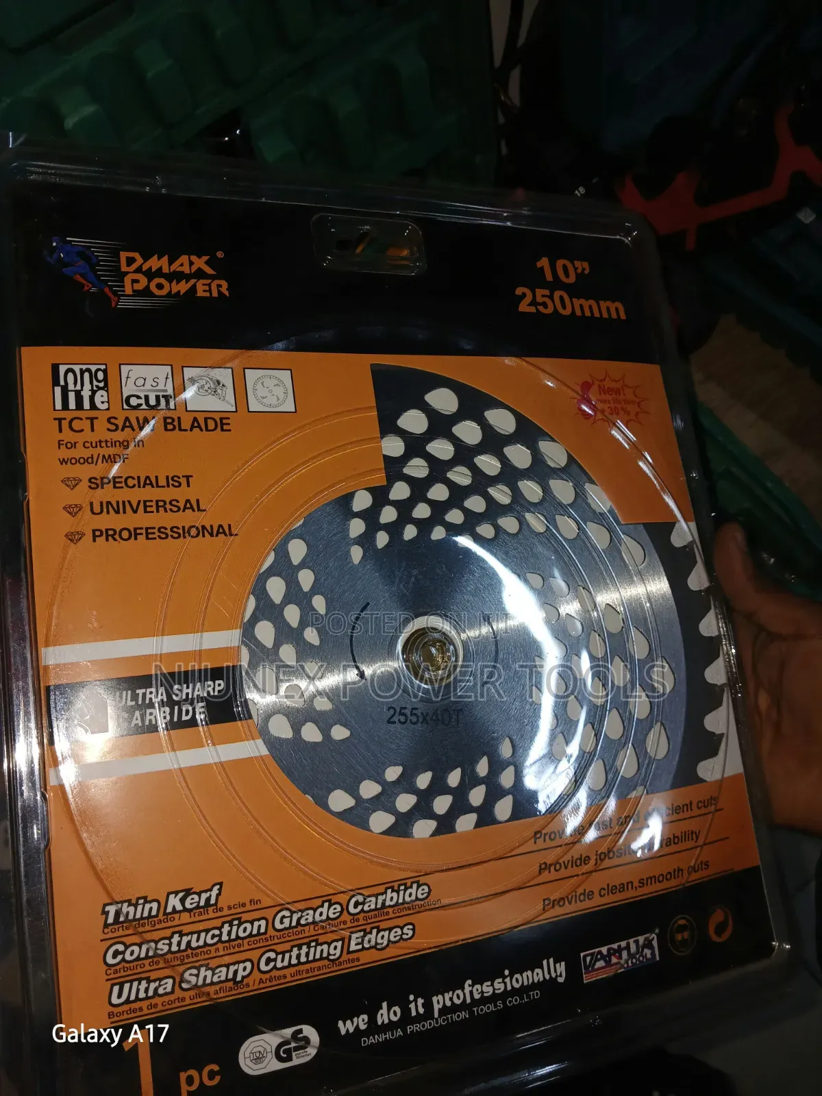 DMAX Power 10" (250mm) TCT Saw Blade (40T)