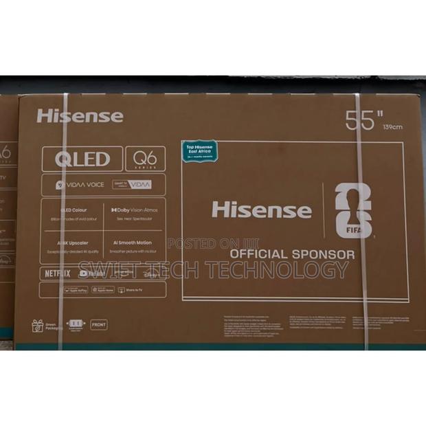 Hisense 55" Inch Smart TV 4k Qled,smart TV
 Vidaa