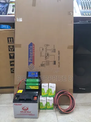 100w Solar Home Lighting Kit