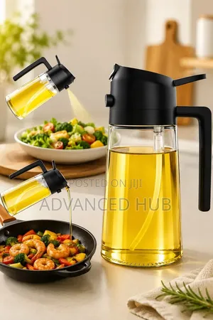 2in1 Oil Sprayer & Dispenser Bottle