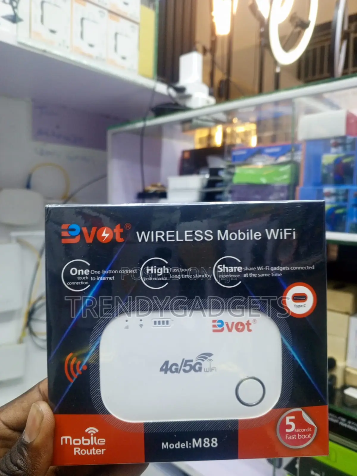 BVOT M88 Wireless Internet MiFi for Phones Tablets and PCs