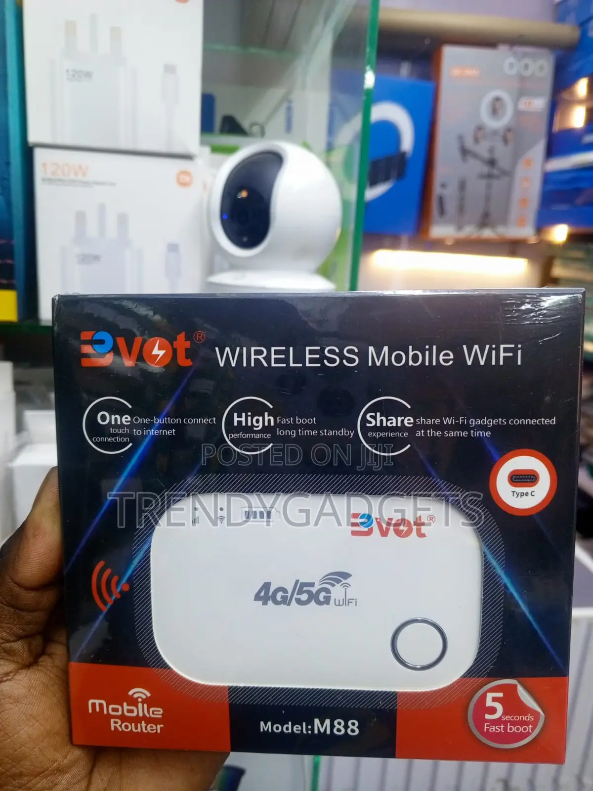 BVOT M88 Wireless Internet MiFi for Phones Tablets and PCs