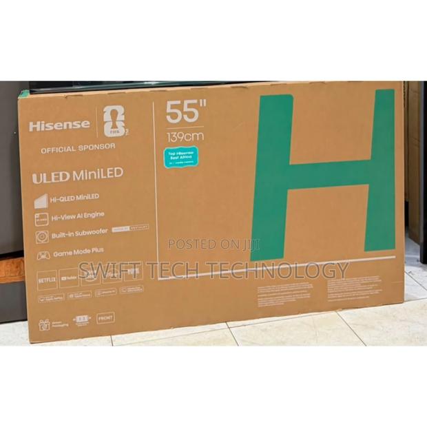 Hisense 55 Inch U6 Series Mini-Led ULED 4K VIDAA, Dolby Vision