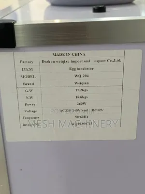 Automatic 204 Eggs Incubator