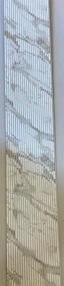 PS Wall Panel Marble Design | White & Gold Decorative Wall Cladding