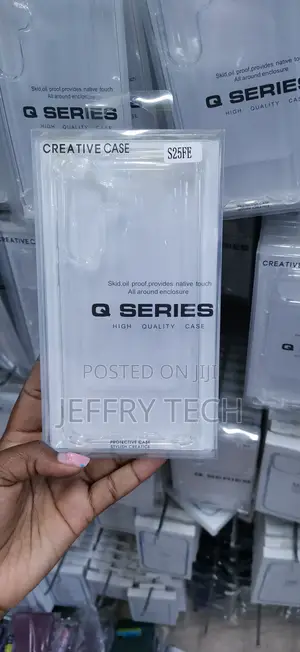 Q Series Transparent Protective Phone Case for Samsung Galaxy S25 FE