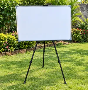 Affordable 90×60cm Whiteboard With Tripod Stand—Portable & Easy to Use