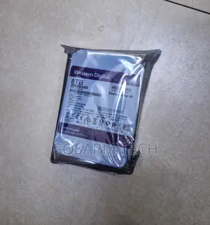 Western Digital WD Purple 8TB HDD for CCTV Cameras