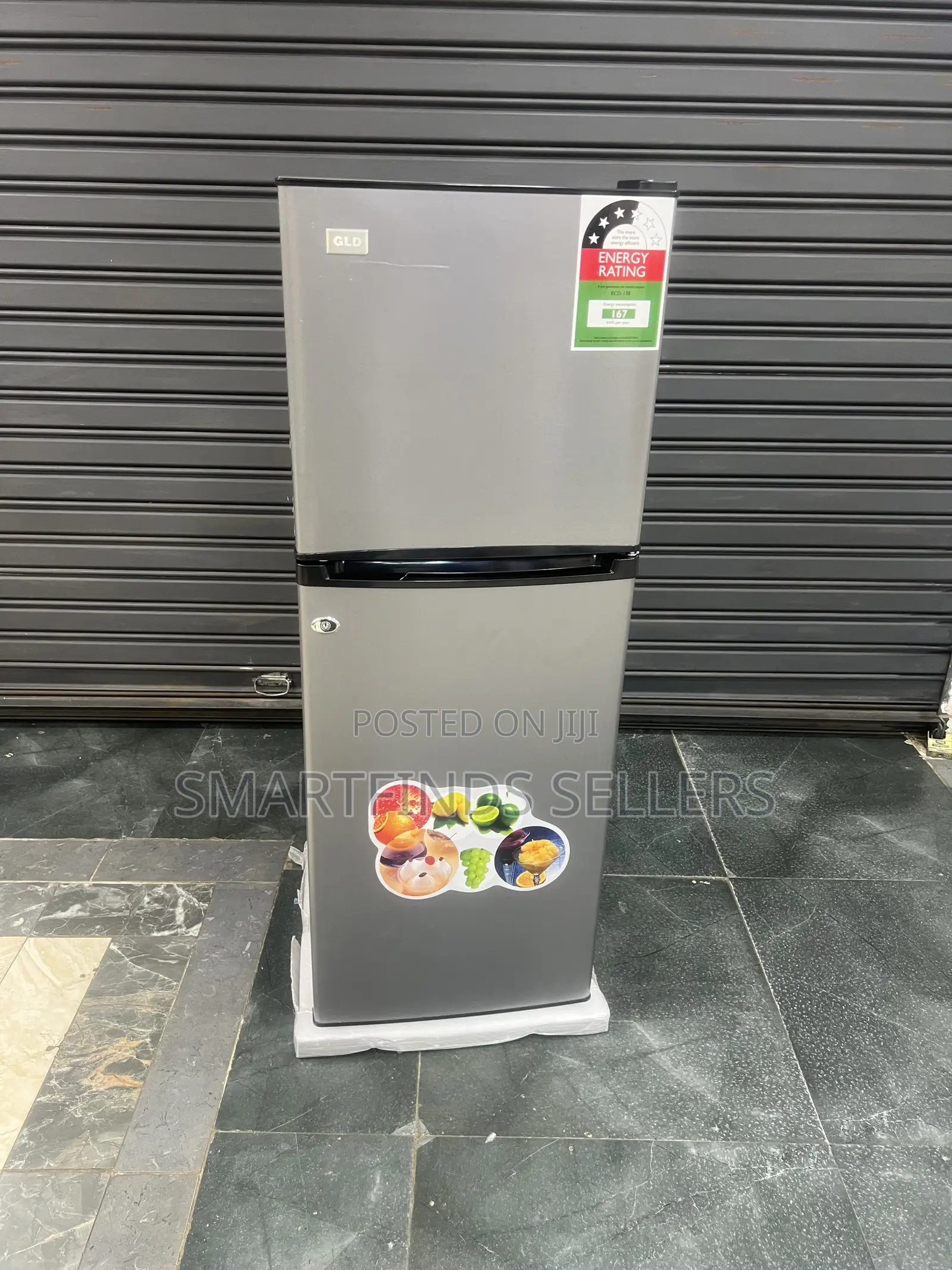 GLD 138L Double Door Refrigerator – Modern Style