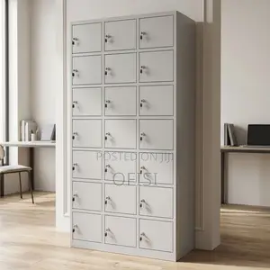 Office Cabinet; 24-Unit Office Locker Cabinet