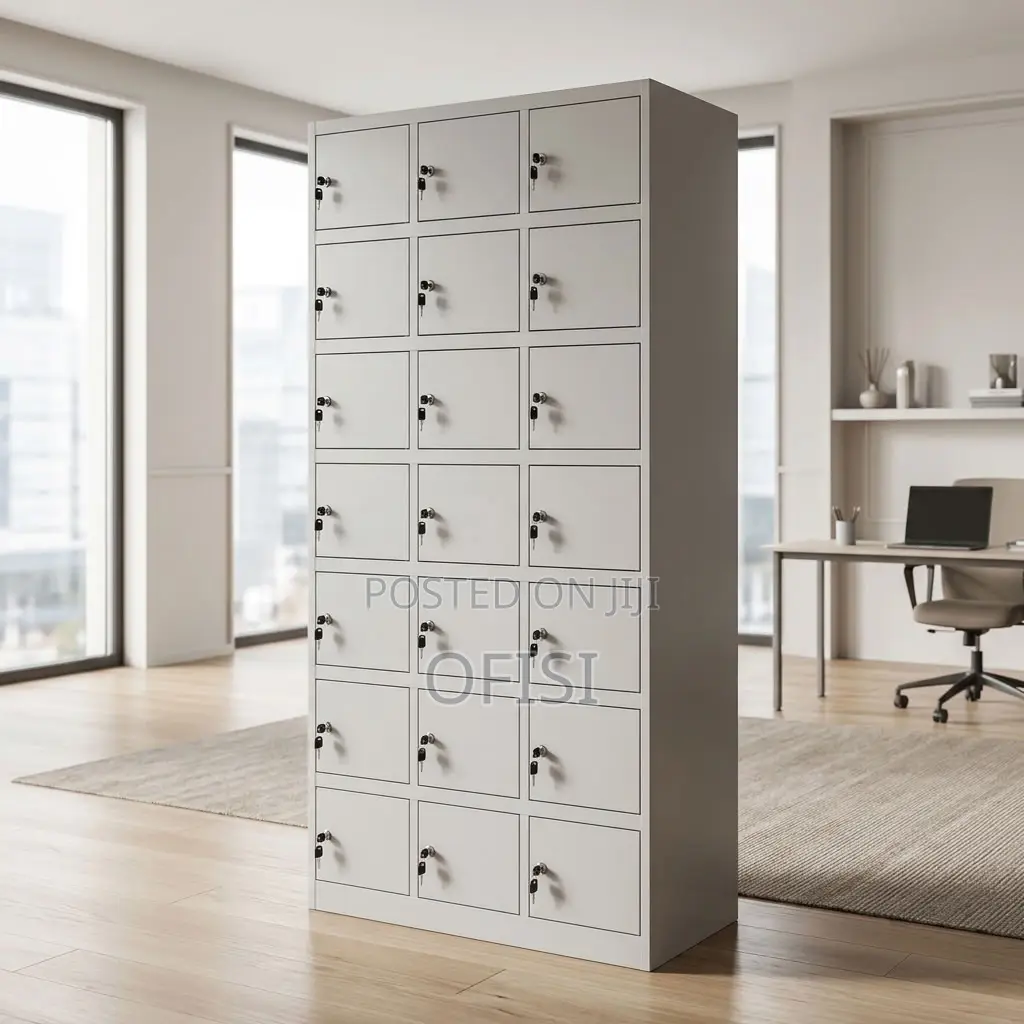 Office Cabinet; 24-Unit Office Locker Cabinet