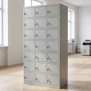 Office Cabinet; 24-Unit Office Locker Cabinet